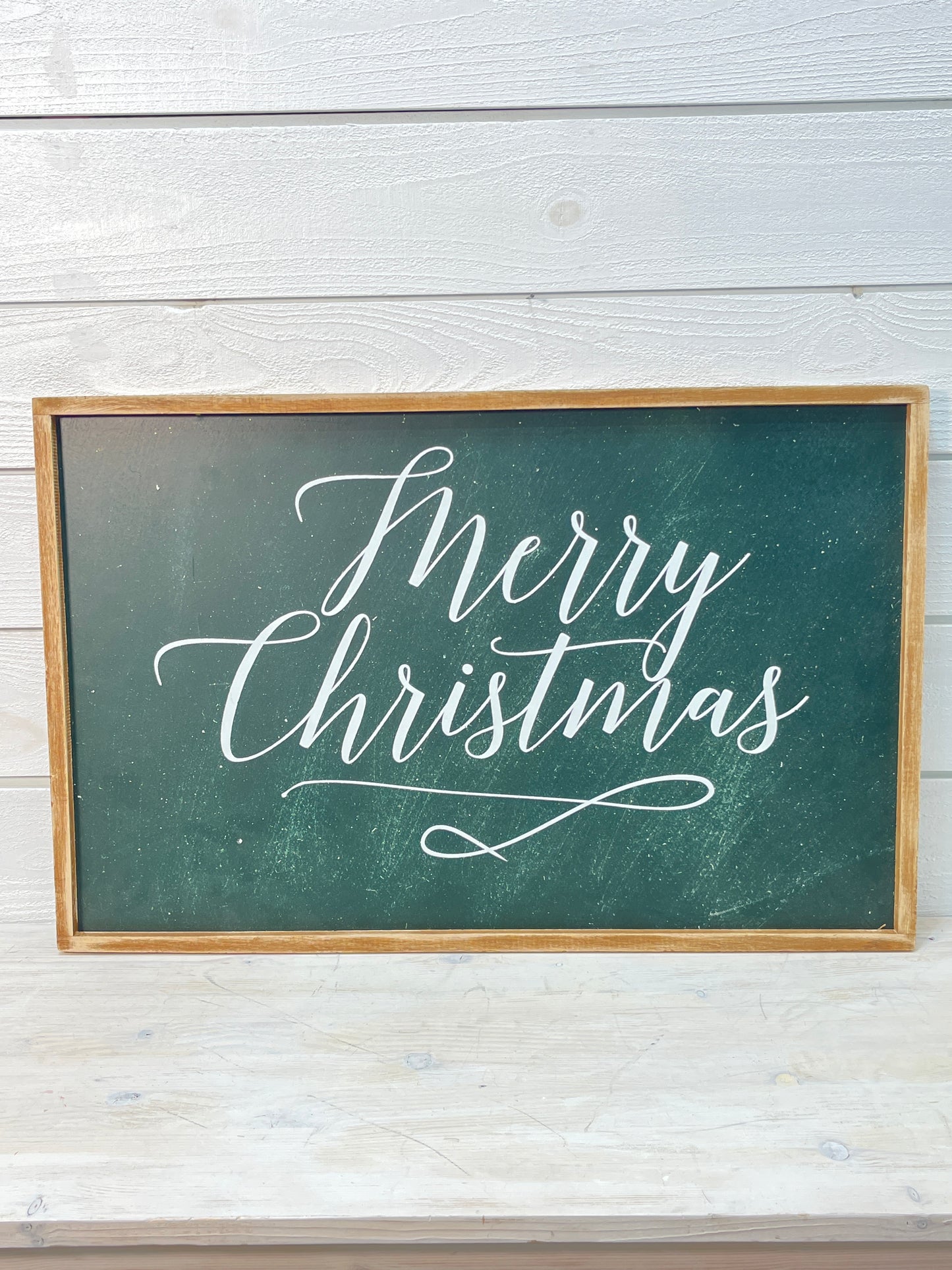 Merry Christmas Mantle Decor Sign