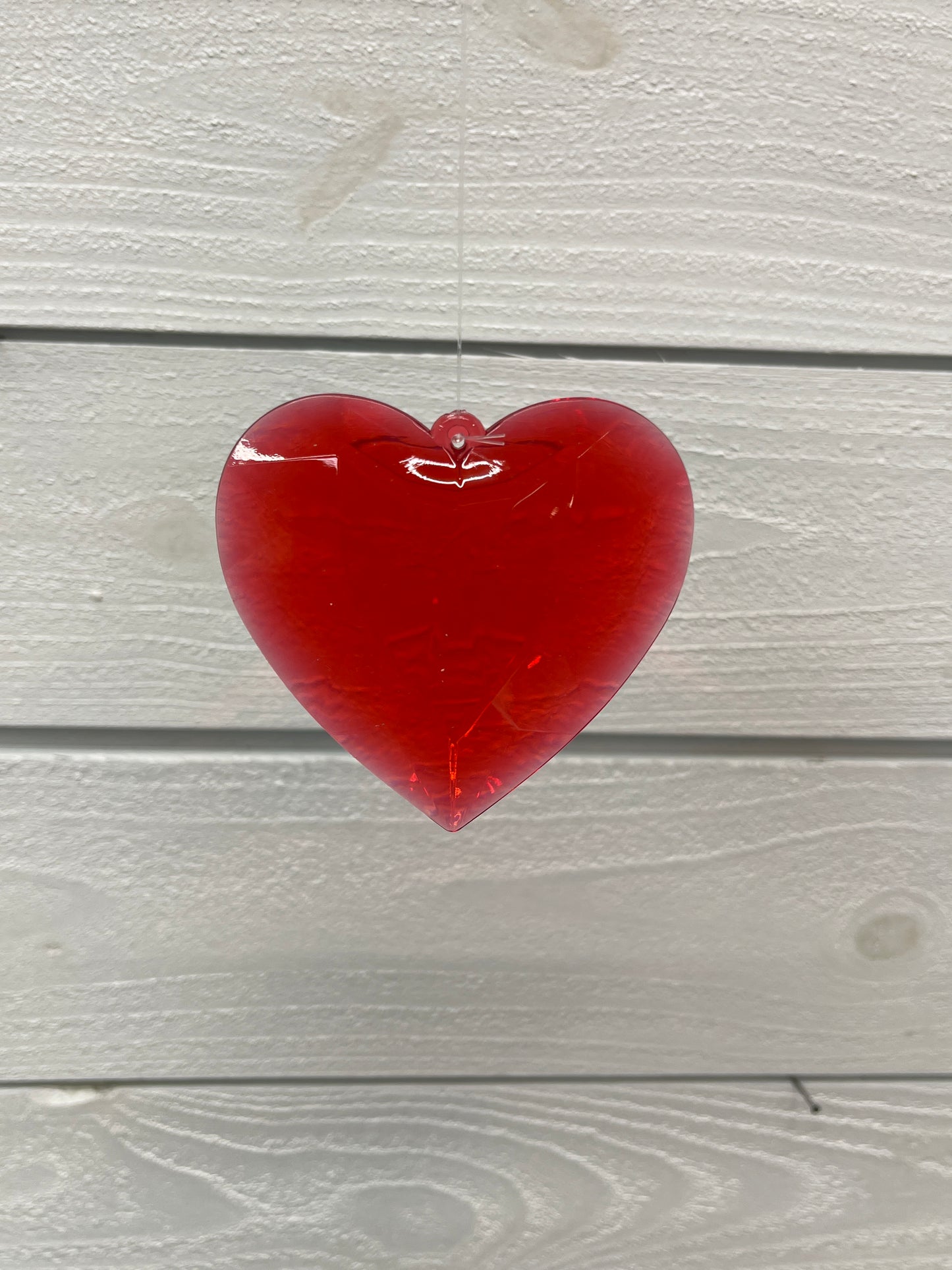 Red Acrylic Heart Ornament