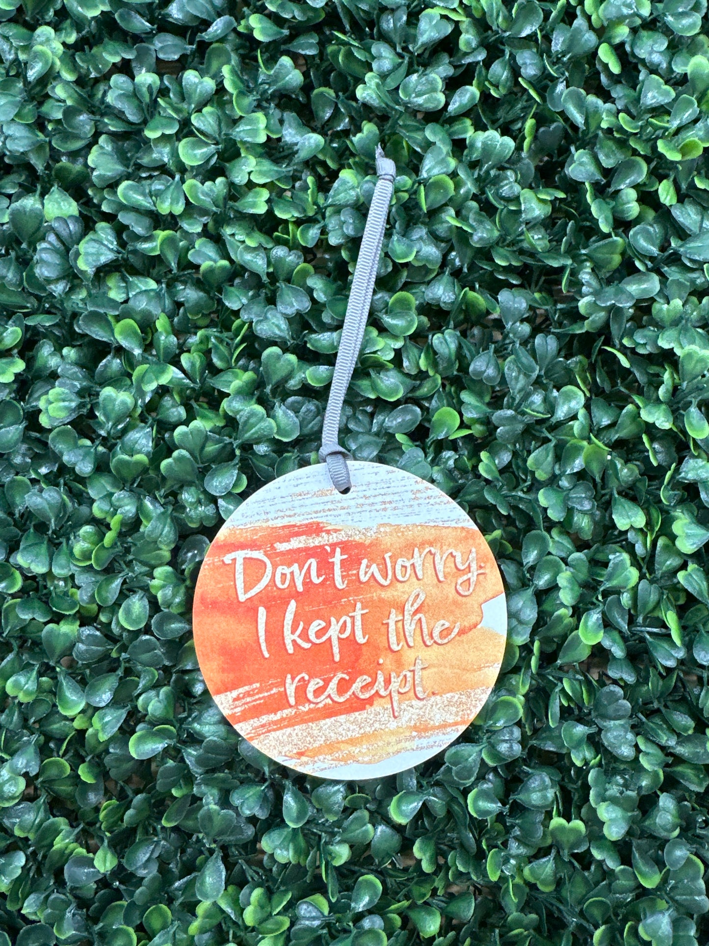 Don't Worry Kept Receipt Gift Tag