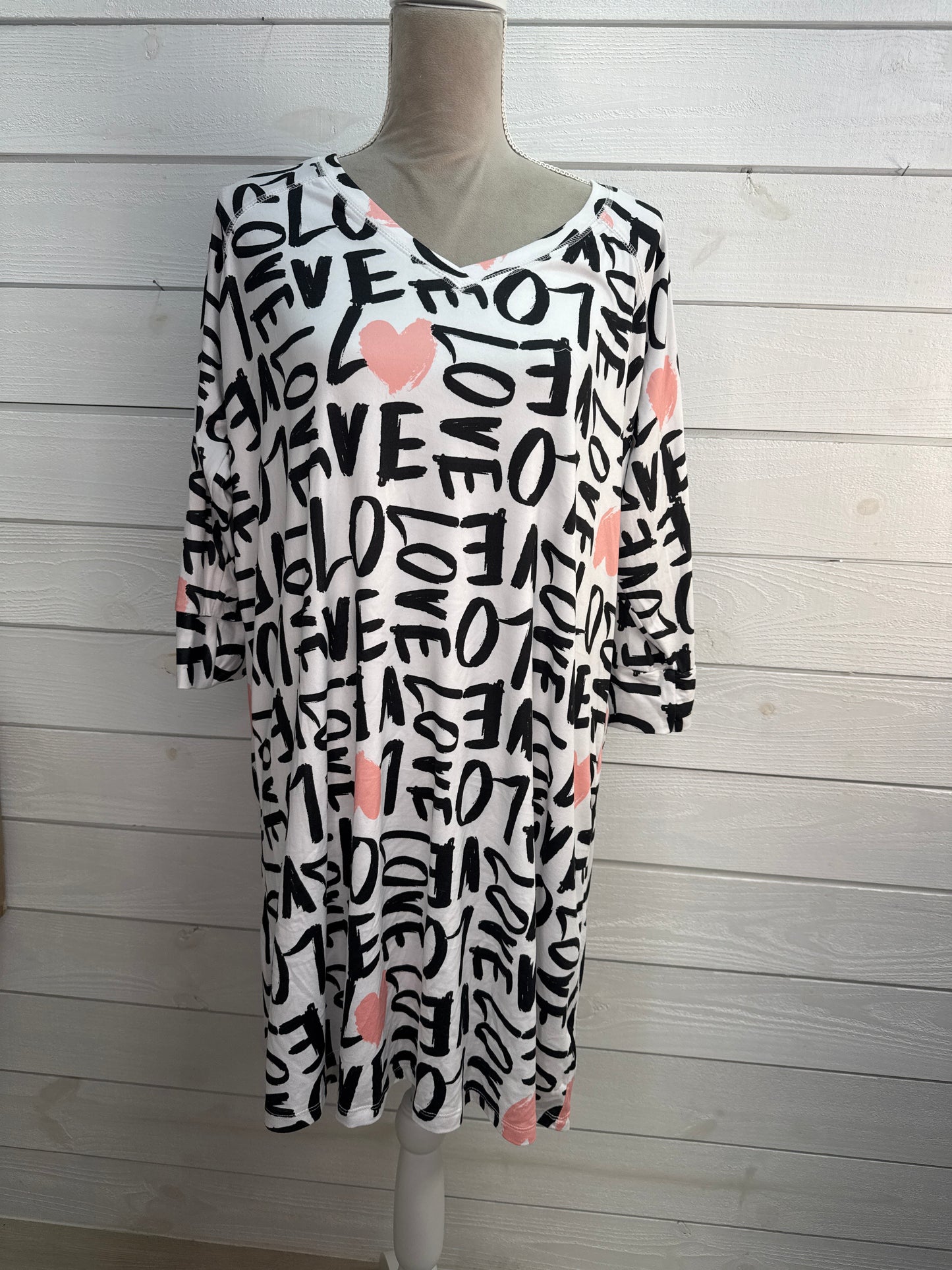Coco+Carmen Vega Tunic- Love Print
