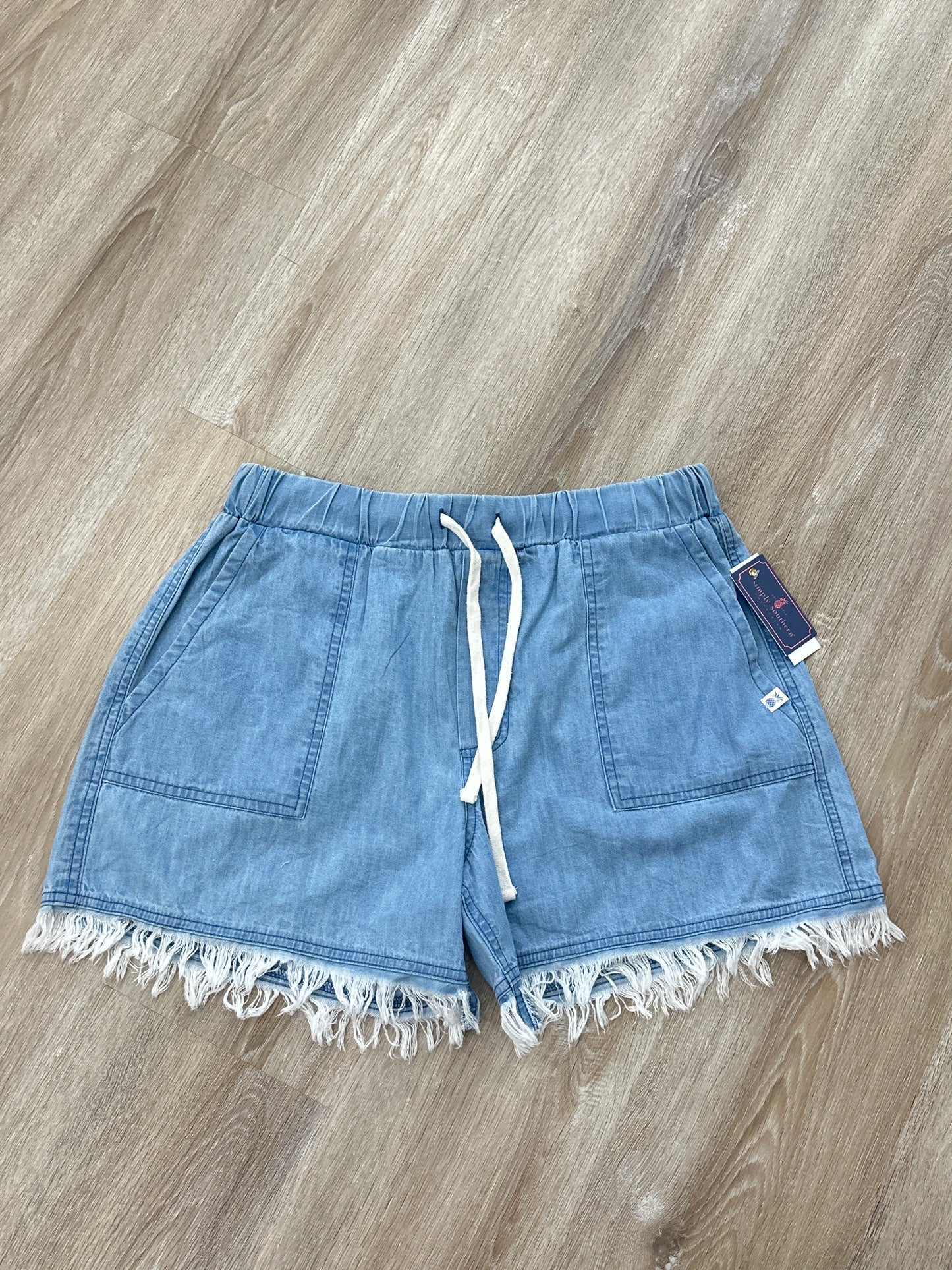 Simply Southern Chambray Shorts