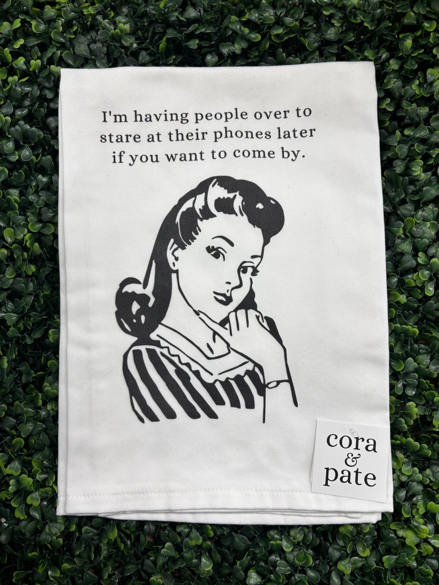 Having People Over Tea Towel