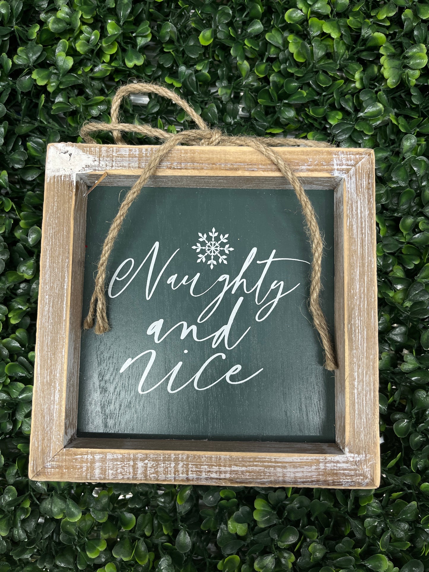 Wood Christmas Block