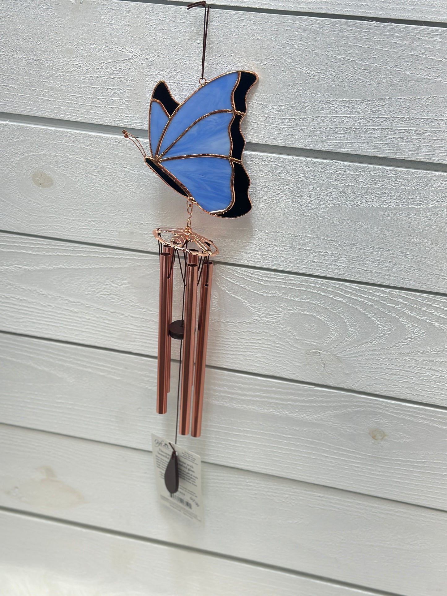 Blue Morpho Butterfly Wind Chime