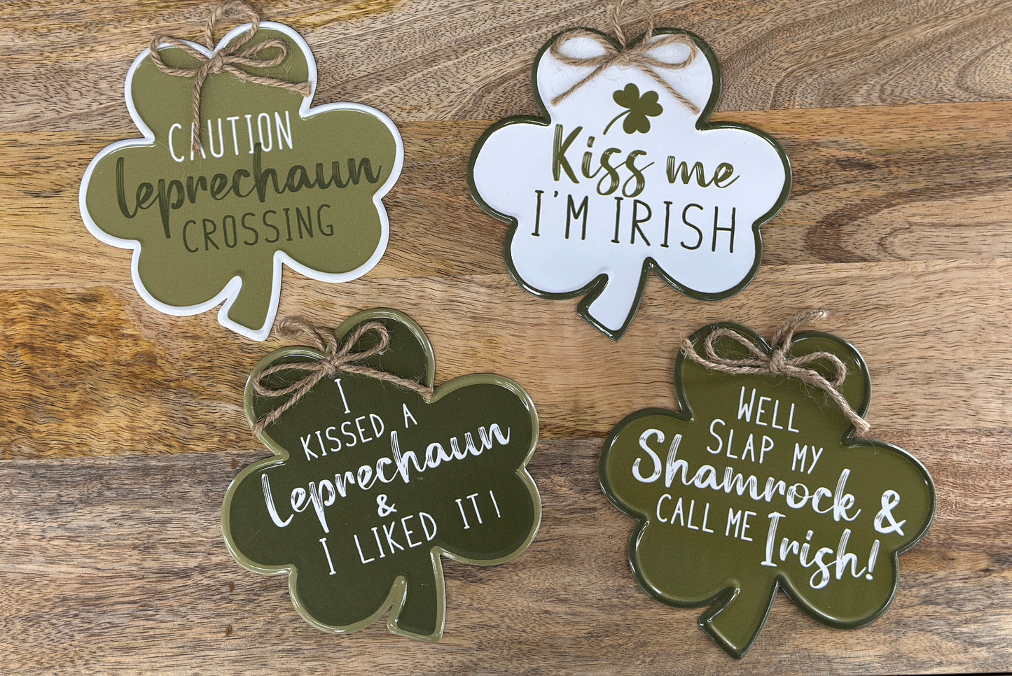 Metal Shamrock Wall Sign - St. Patrick’s Day