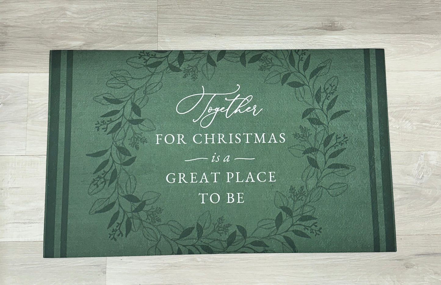 Rubber Christmas Mat