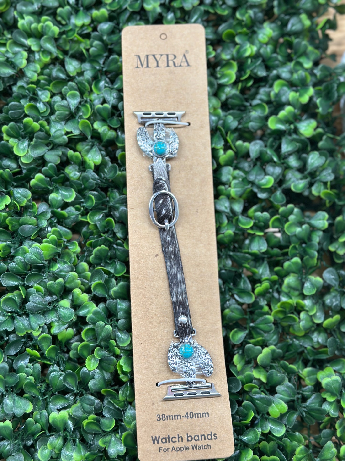 Myra Mesa Song Hair- on Hide Watch Band