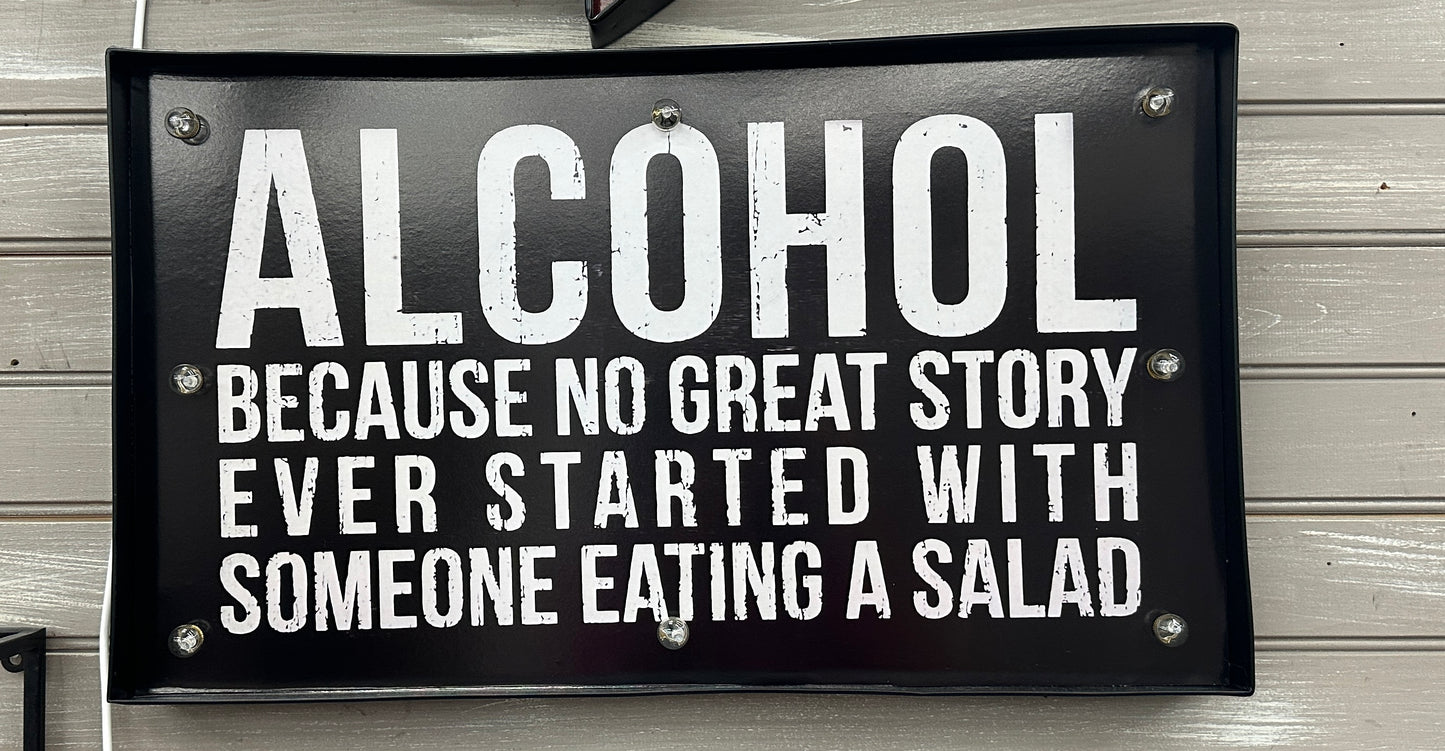 Alcohol Lighted Sign