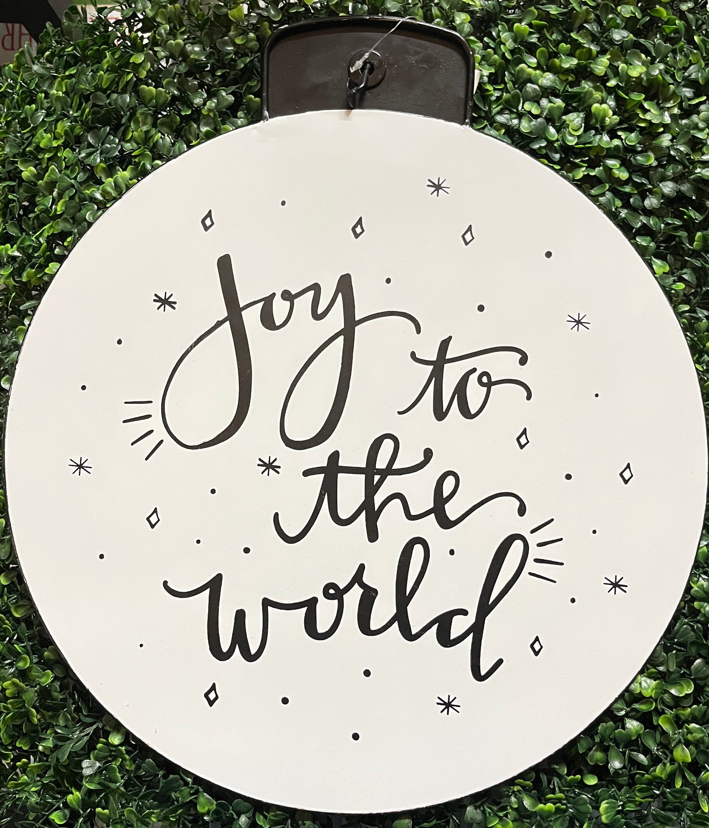 Joy To The World Large Wall Ornament