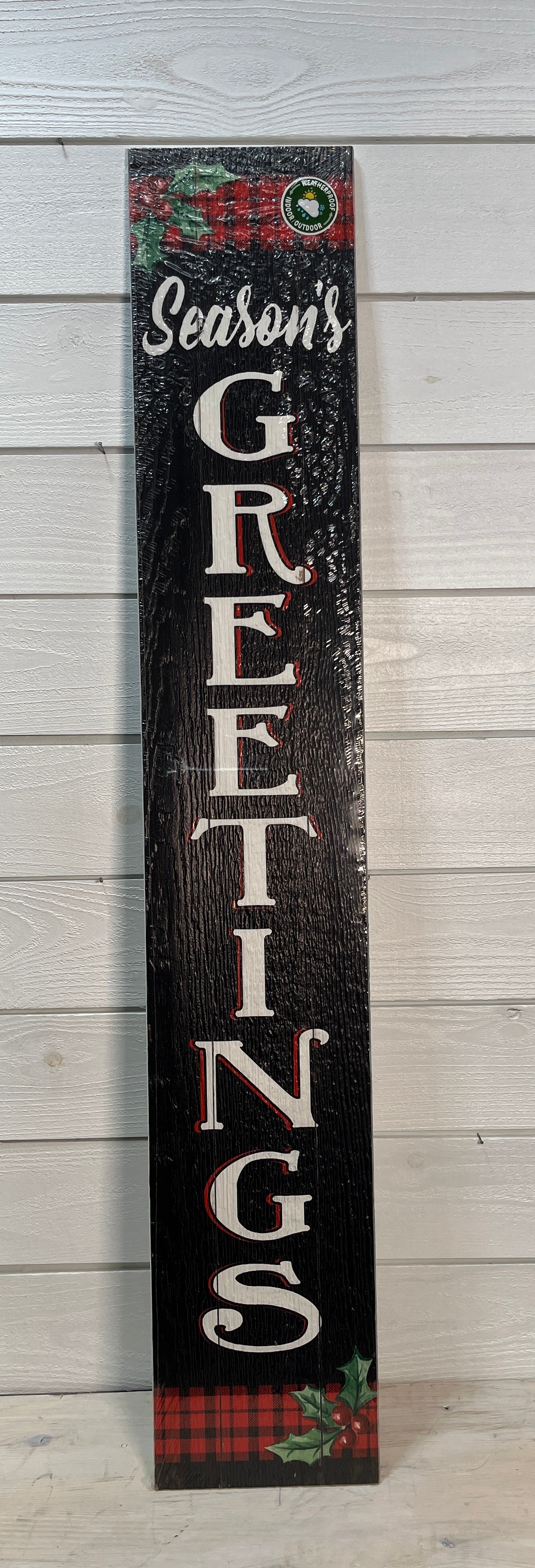Season's Greetings Porch Board
