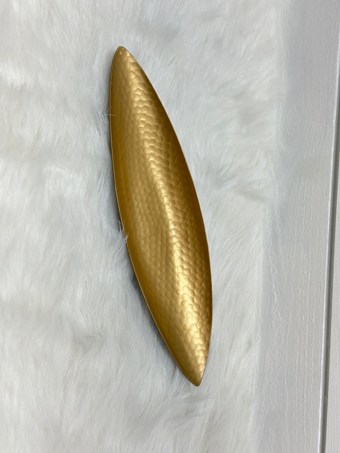 Gold Metal Plate With Black Bottom