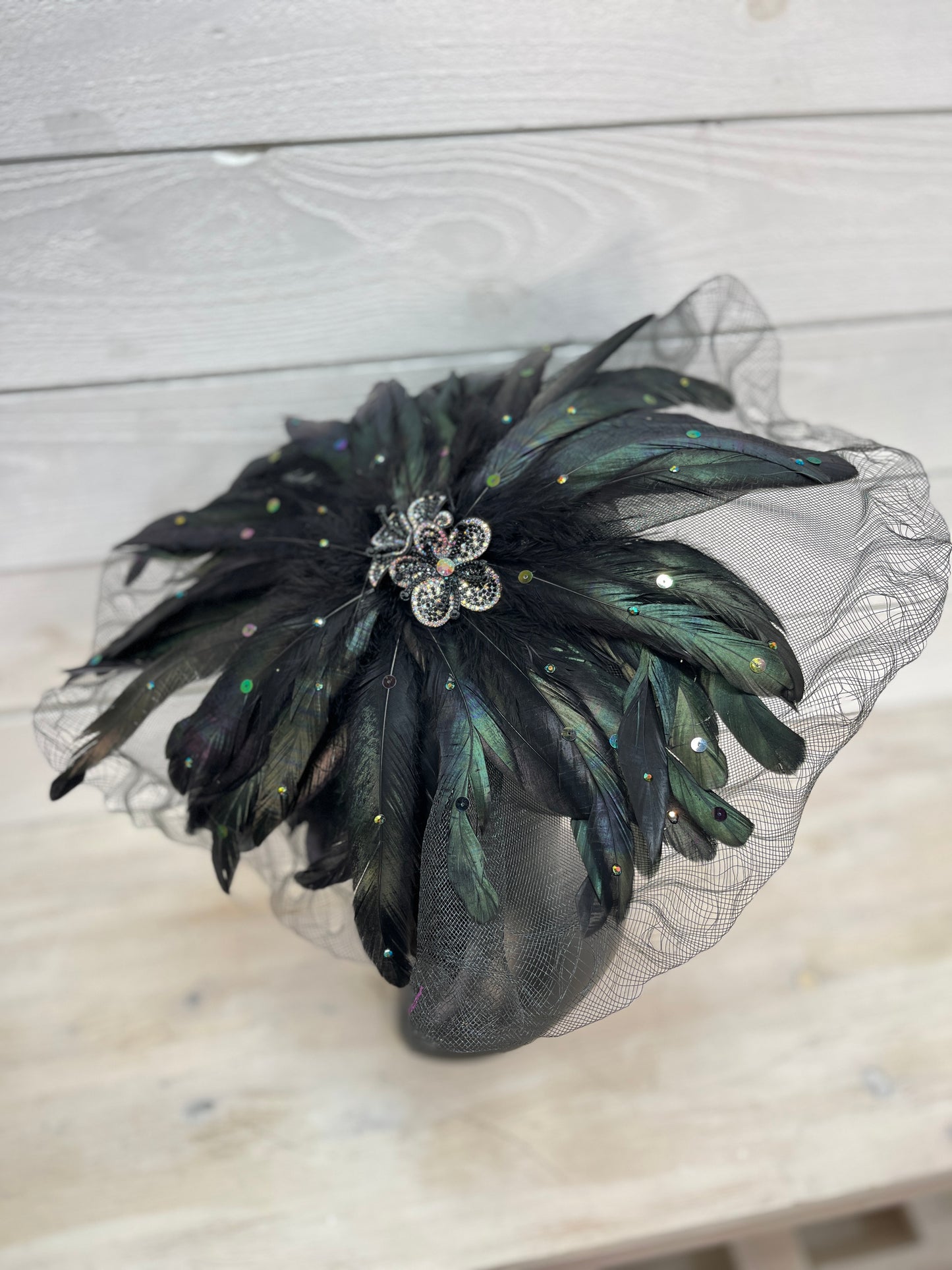 Mandarin Derby Headband Fascinator