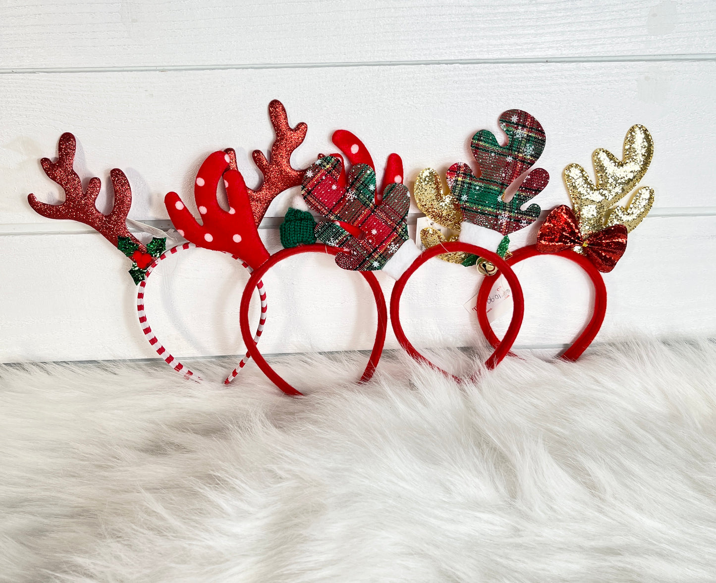 Kids Holiday Reindeer Headbands