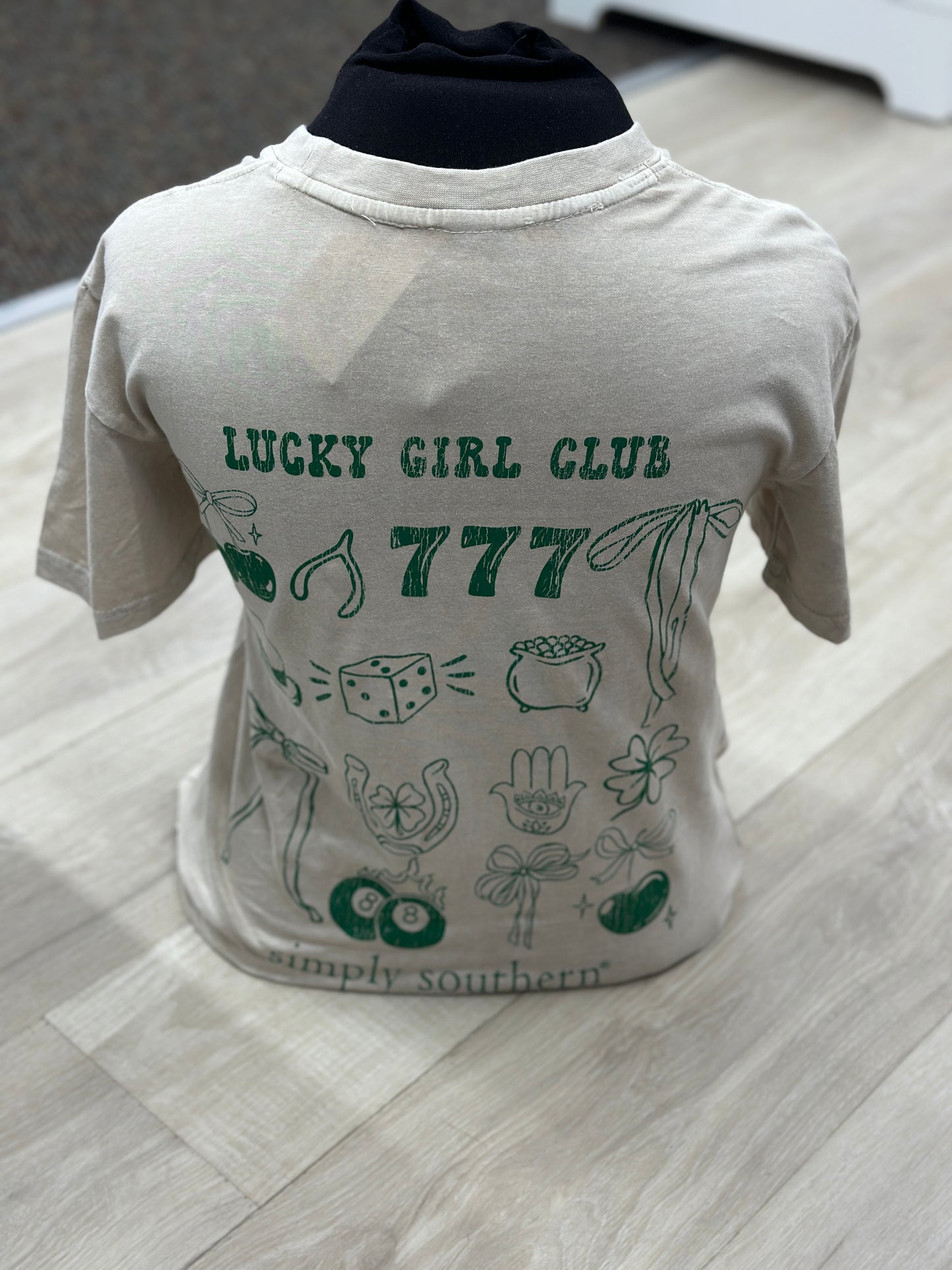 Simply Southern St Patrick’s Day Acid Washed Tee