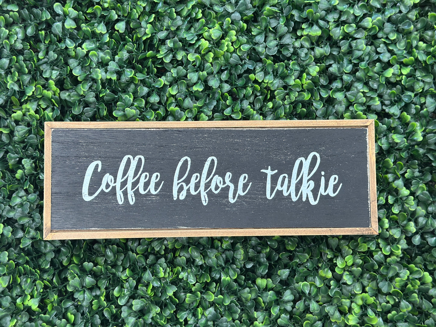 Coffee Wood Box Sign