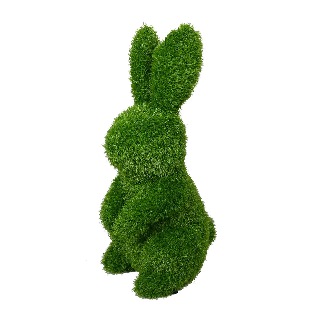 Easter Rabbit with Standing Ears Green Look Topiary