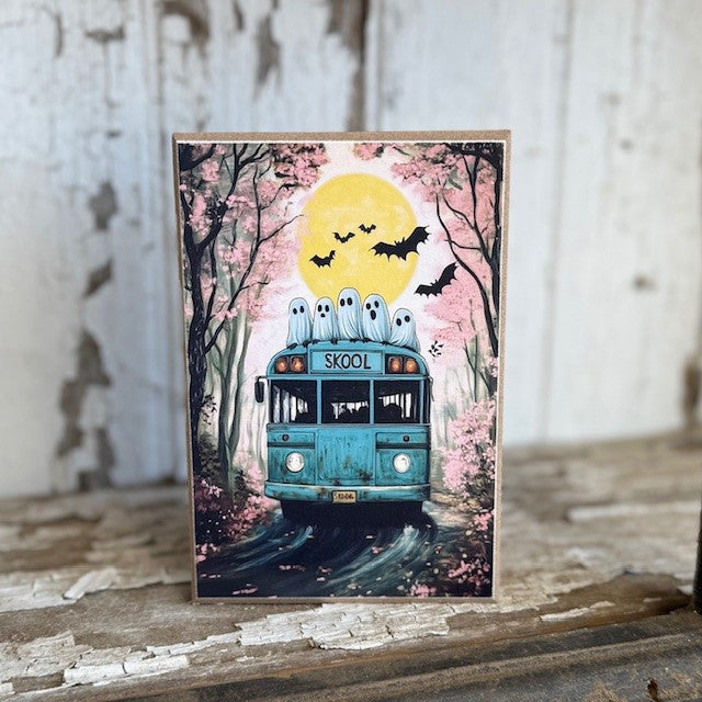 Skool Bus- 4x6 Block