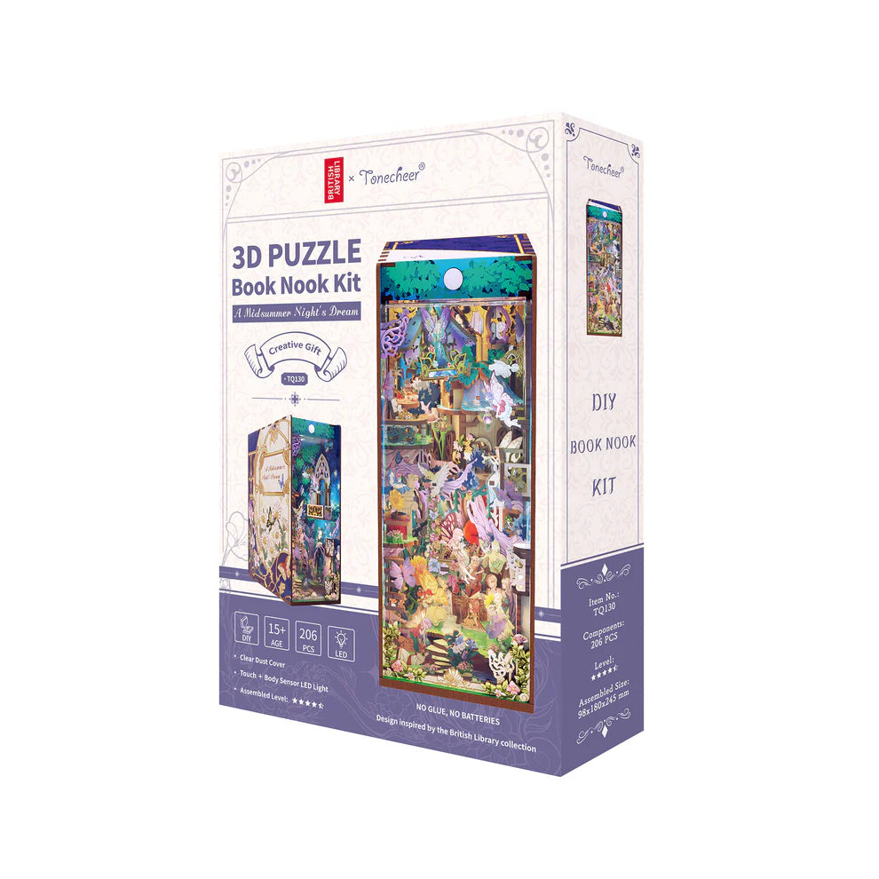 A Midsummer Night's Dream w/ Dust Cover DIY Miniature Book Nook Kit