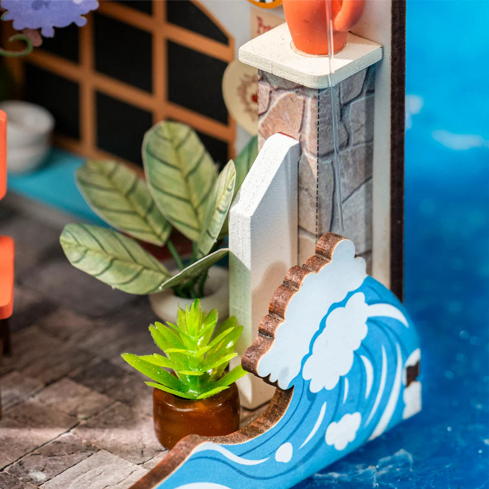 Sea Holiday Restaurant DIY Miniature House Kit