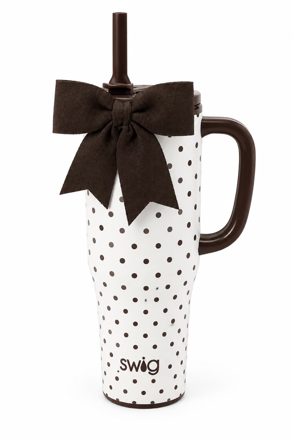 Swig Mocha Dots Mega Mug 40oz