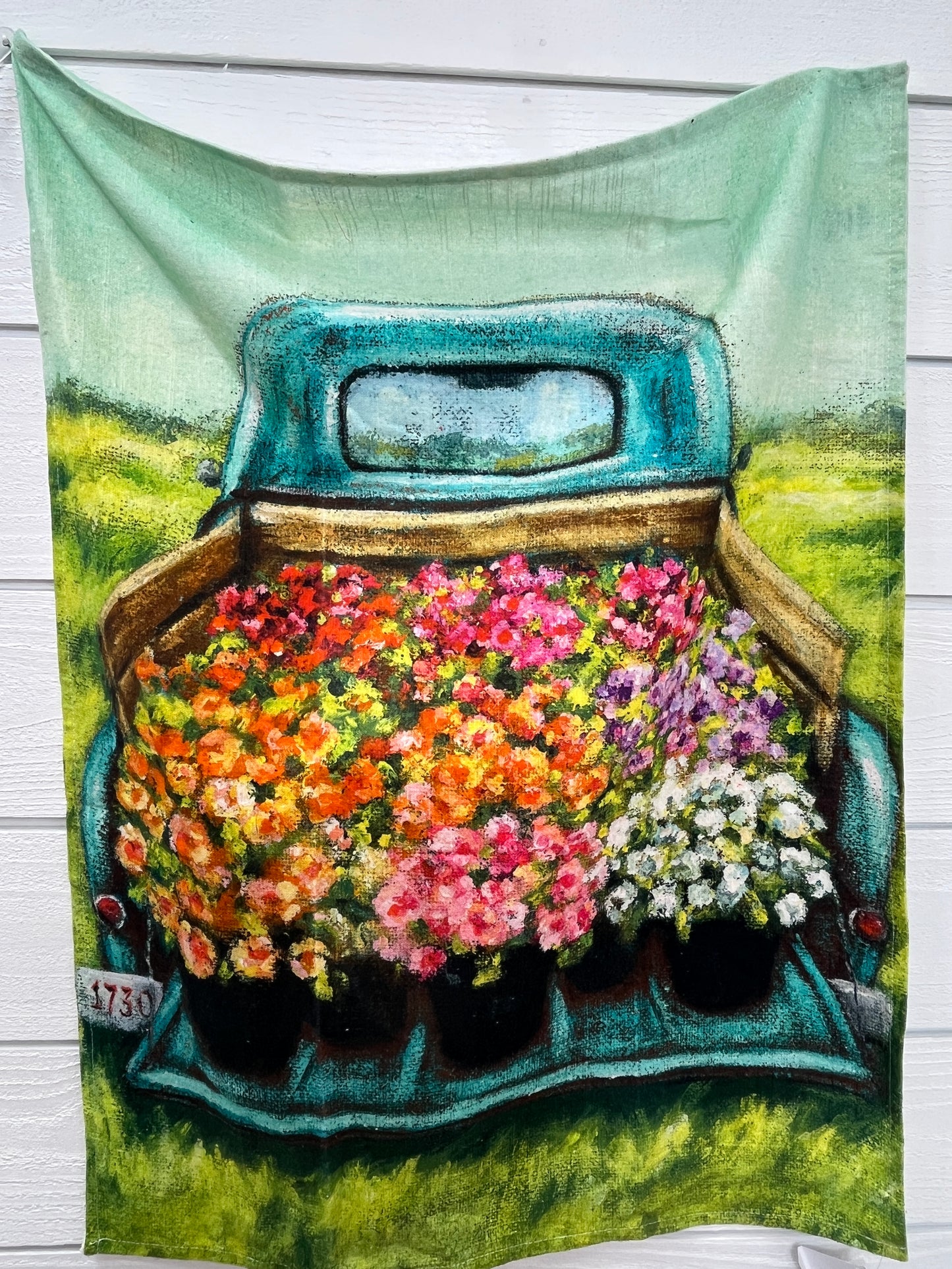 Blue Truck Tea Towel