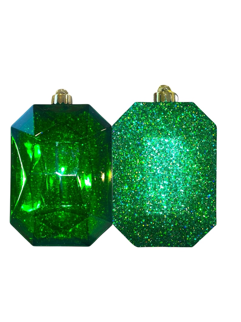 Acrylic Rectangle Gem Ornament