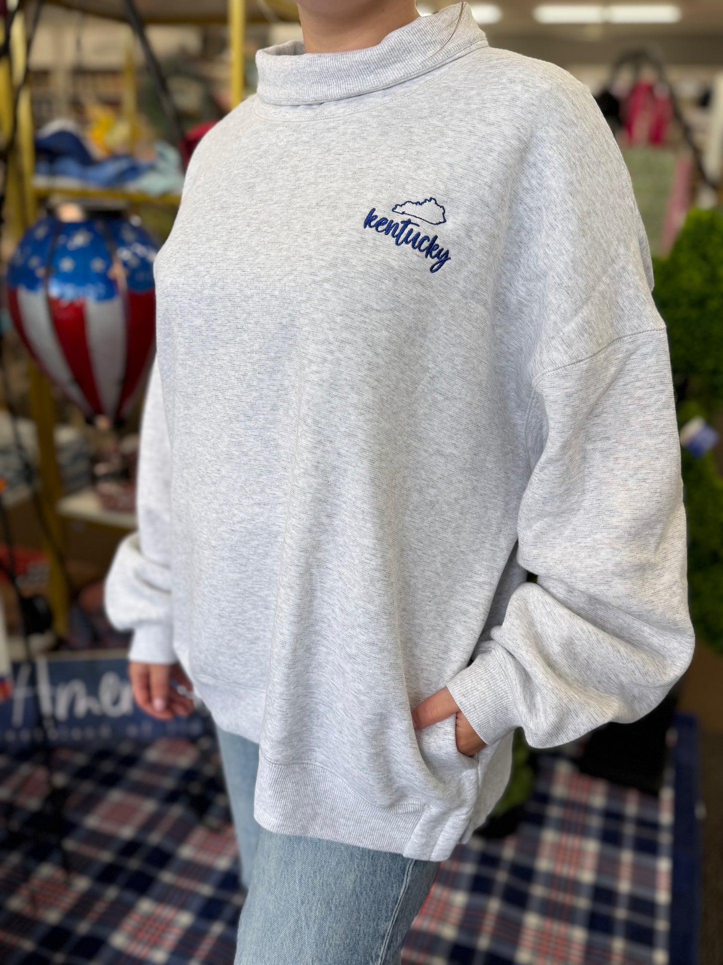 Simply Southern Pillow Neck Kentucky Sweatshirt ONE SIZE