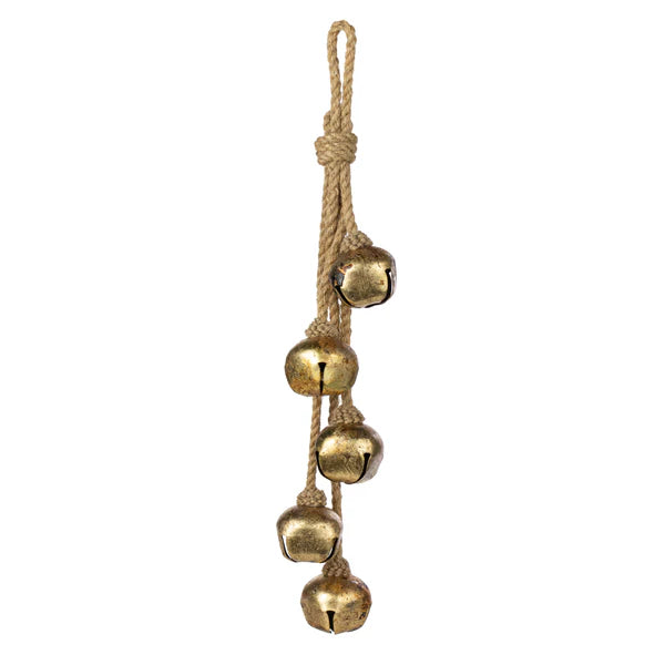 Gold Jingle Bell With Jute