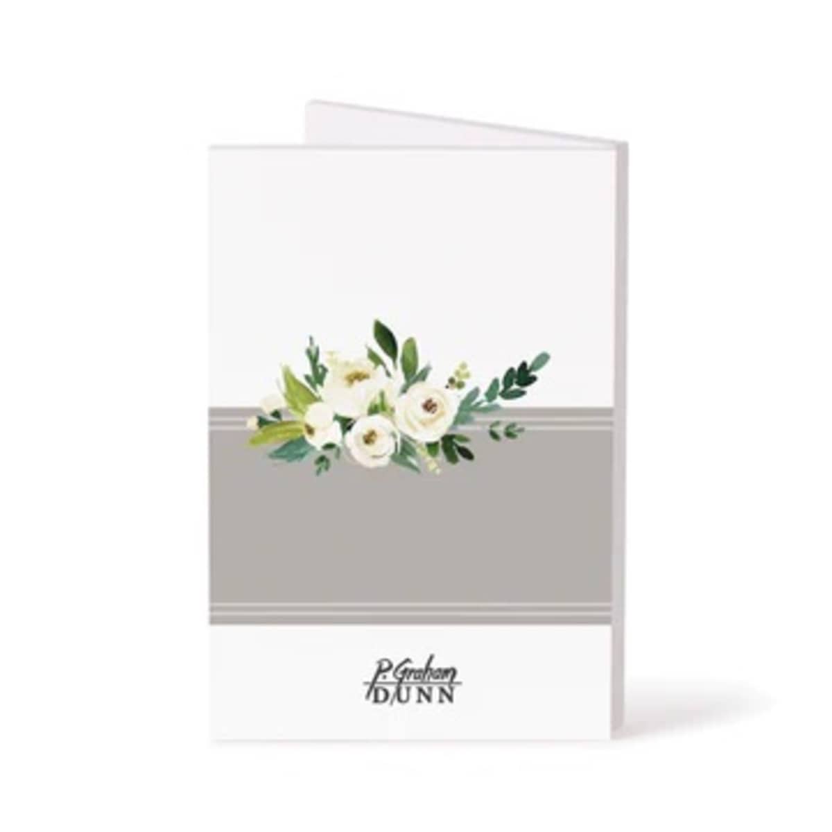 Happy Anniversary Bi Fold Wood Card