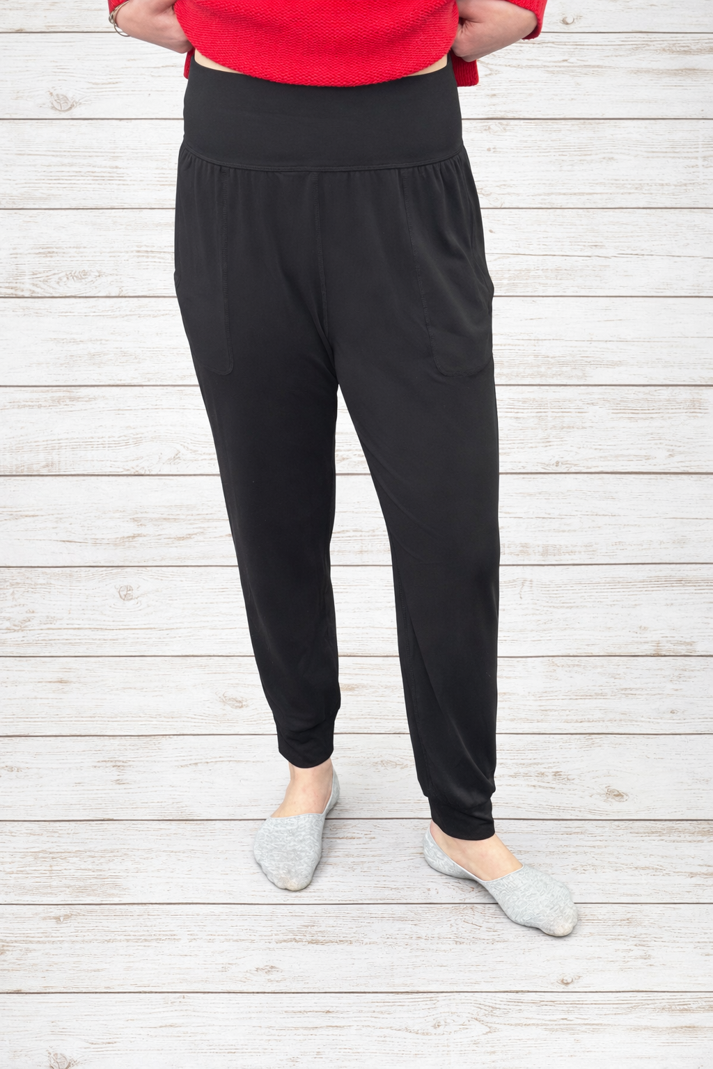 Butter Soft Yoga Fabric High Waisted Black Joggers