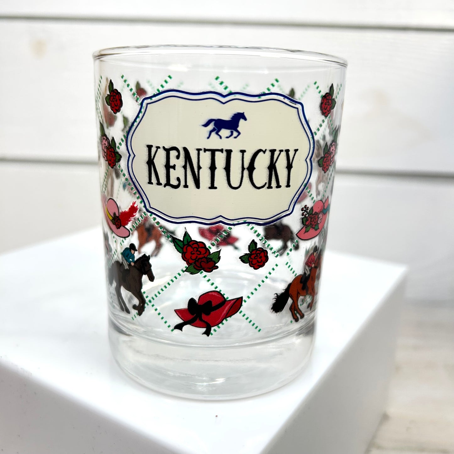 All things Kentucky Derby Rock Glass