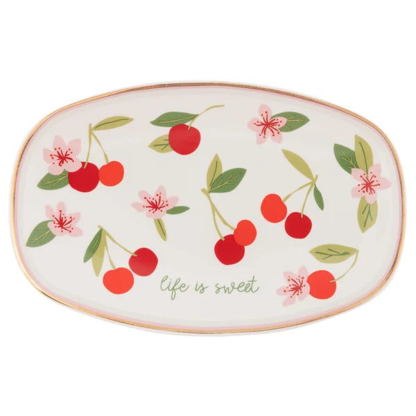 Oval Trinket Dish- Life Is Sweet