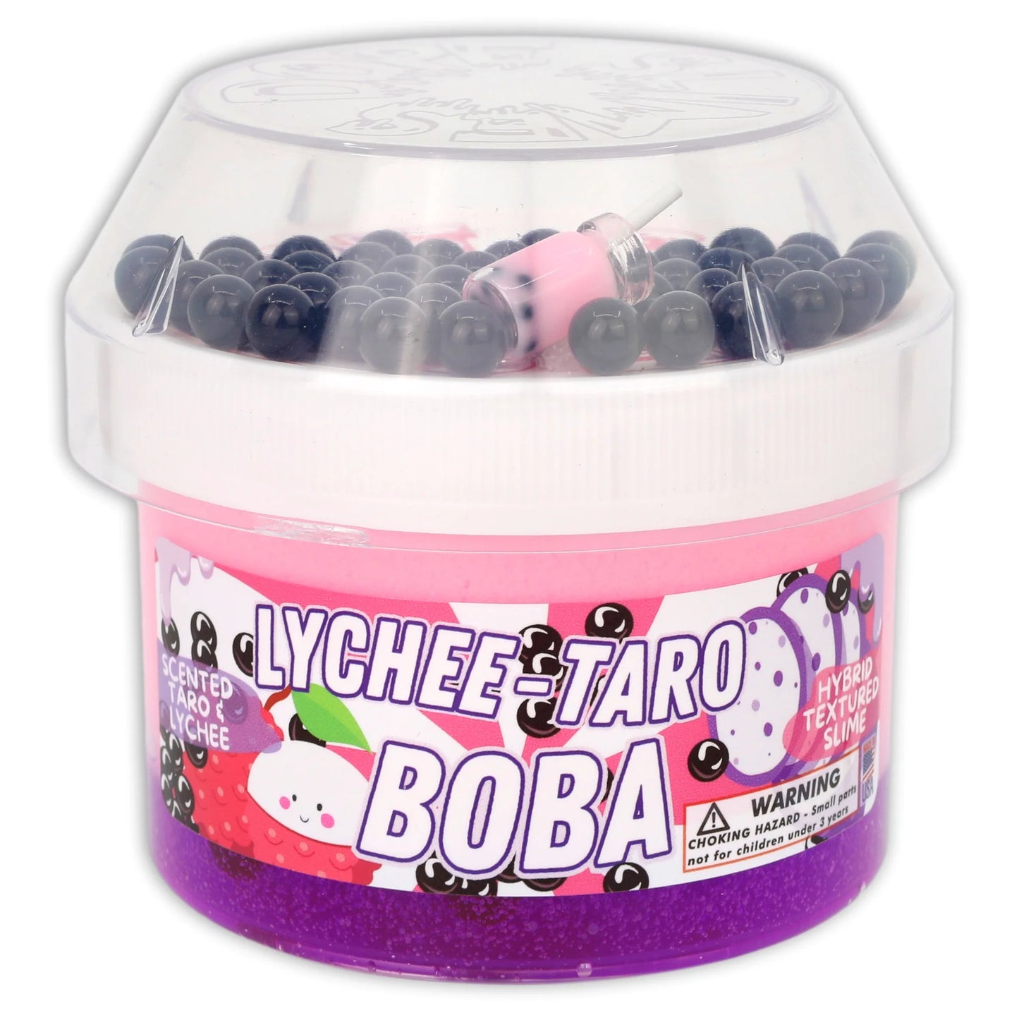 Dope Slime Lychee Taro Boba