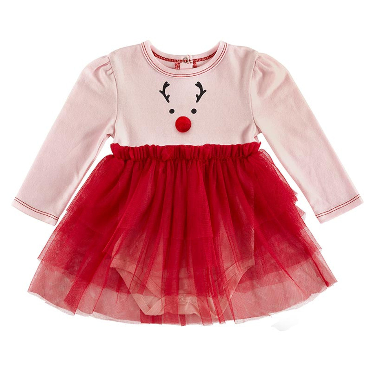 Snapshirt Tutu Dress - Reindeer