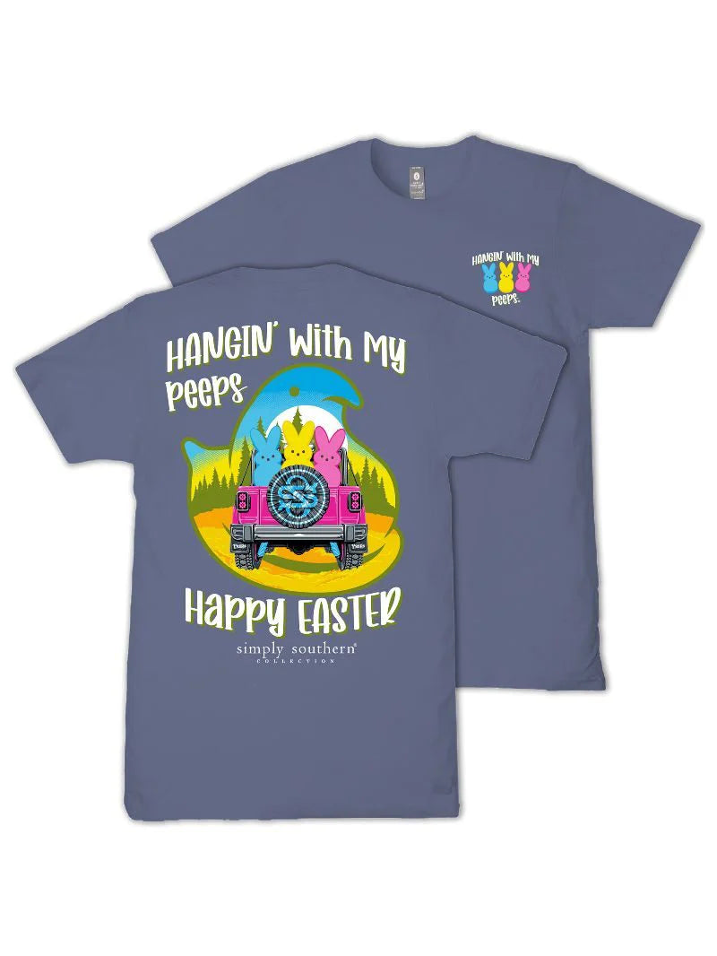 Simply Southern Hangin With My Peeps Easter T-Shirt