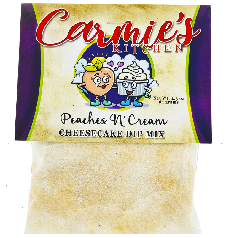 Carmies Peaches & Cream Cheesecake Dip Mix