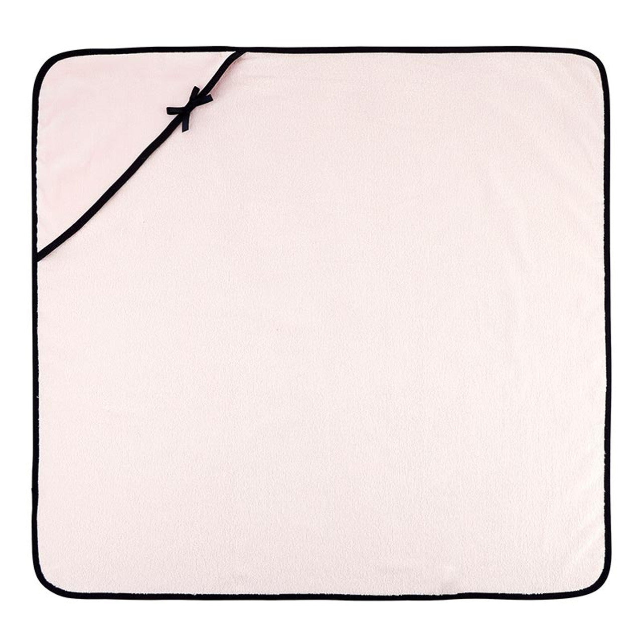 Hooded Towel - Blush with Bow