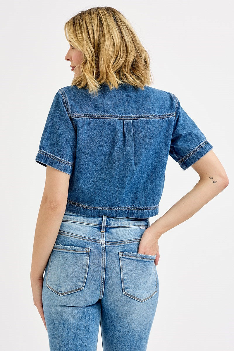 Risen Short Sleeve V Neck Shirt