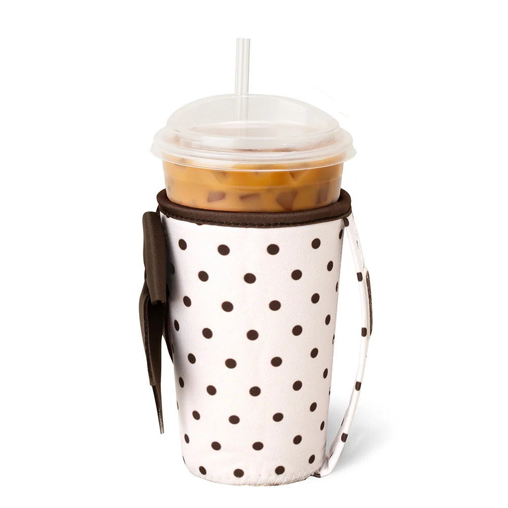 Swig MOCHA DOTS Medium Iced Cup Coolie