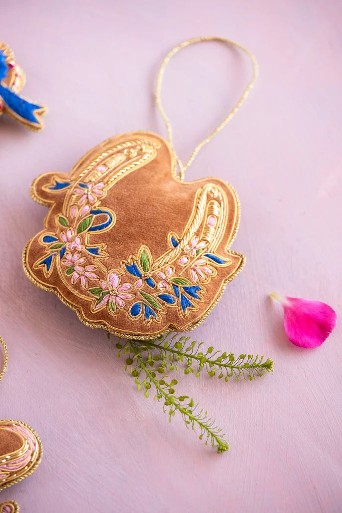 Glitterville Gallop Stables Embroidered Ornaments