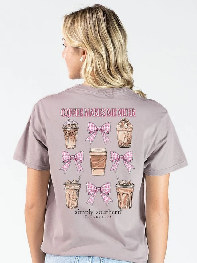 Simply Southern 'Coffee makes me nicer' Tee Shirt
