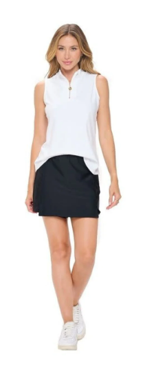 Debra Black Skirted Shorts