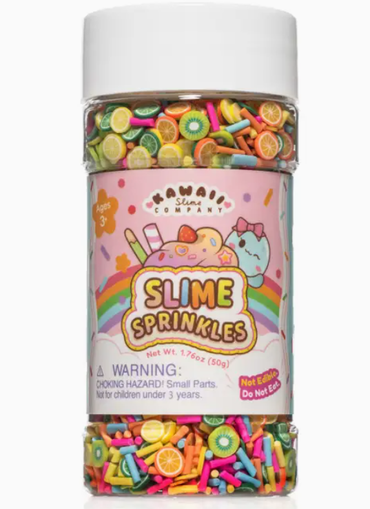 Summertime Sherbet Slime Sprinkles Shaker Jar