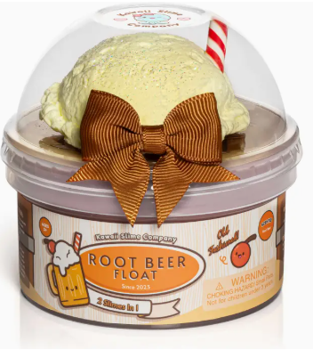 Root Beer Float 2 Slimes in 1 Signature Dome™ Slime