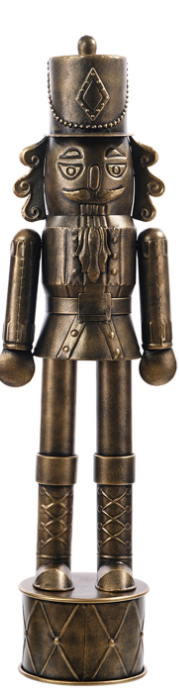 Large Metal Gold Nutcracker