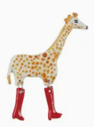 Hazel Mazel Stoneware Animal Fridge Magnet