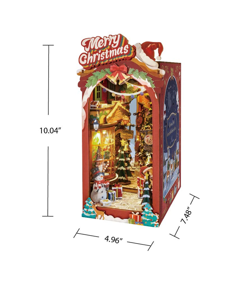 Christmas Street DIY Miniature Book Nook & Wonderland Kit
