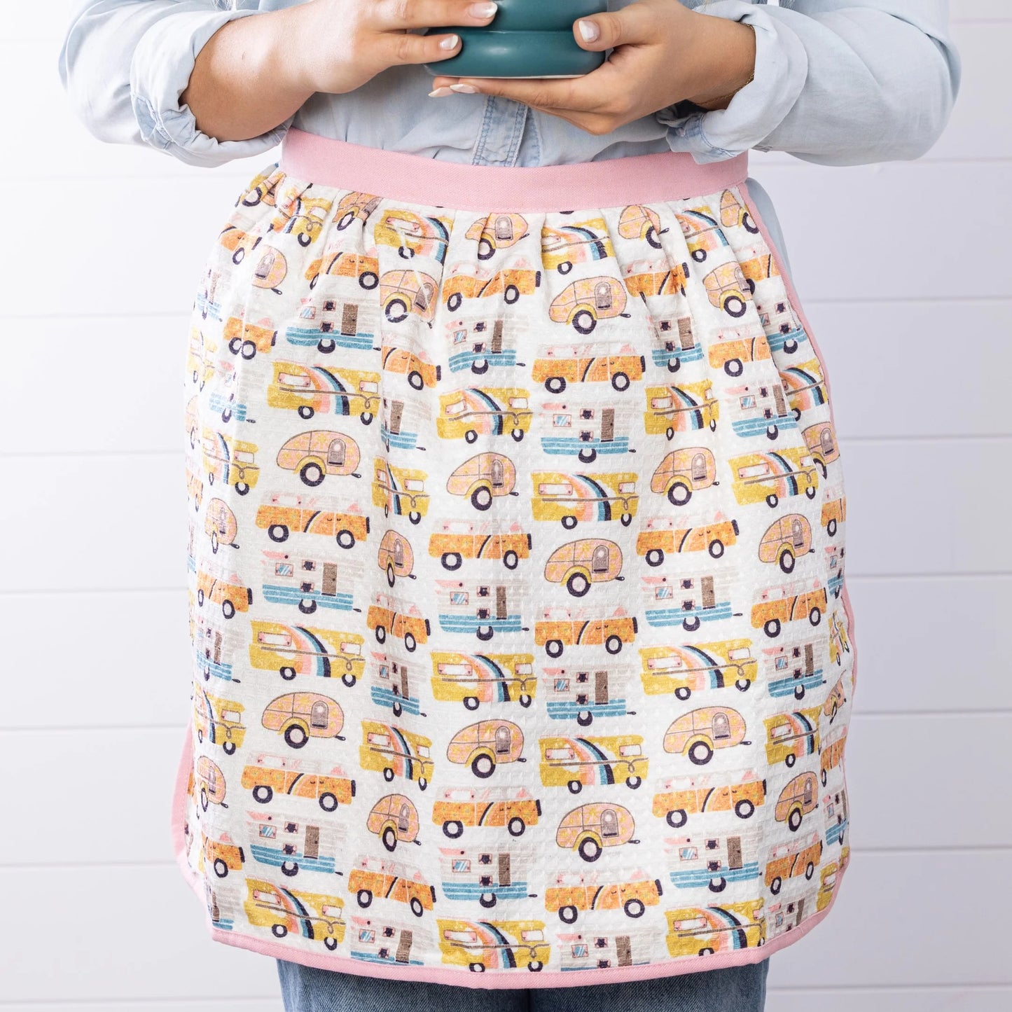 Camper Fabric Waffle Skirt Apron