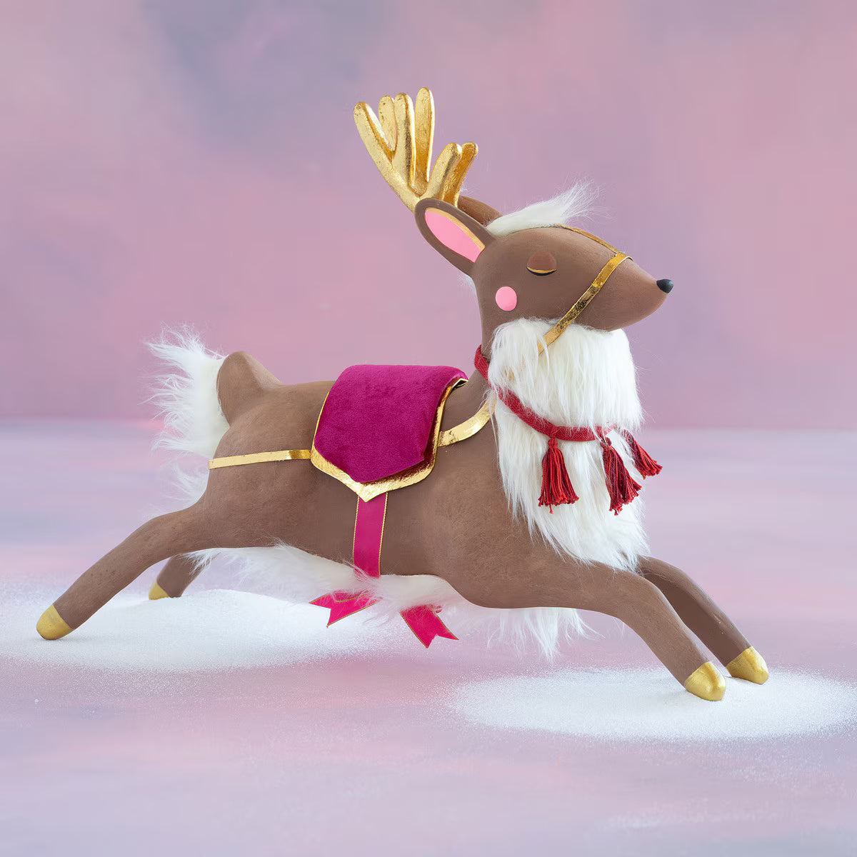 Glitterville Papa Noel’s Reindeer Tabletop