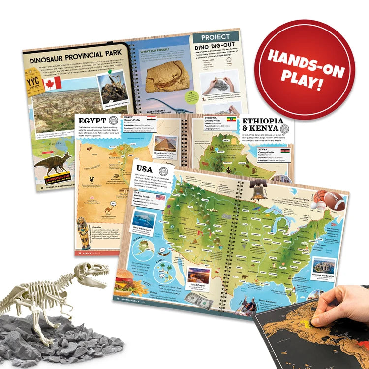 Professor Maxwell's Virtual Reality World Travel Activity Kit- VR Atlas